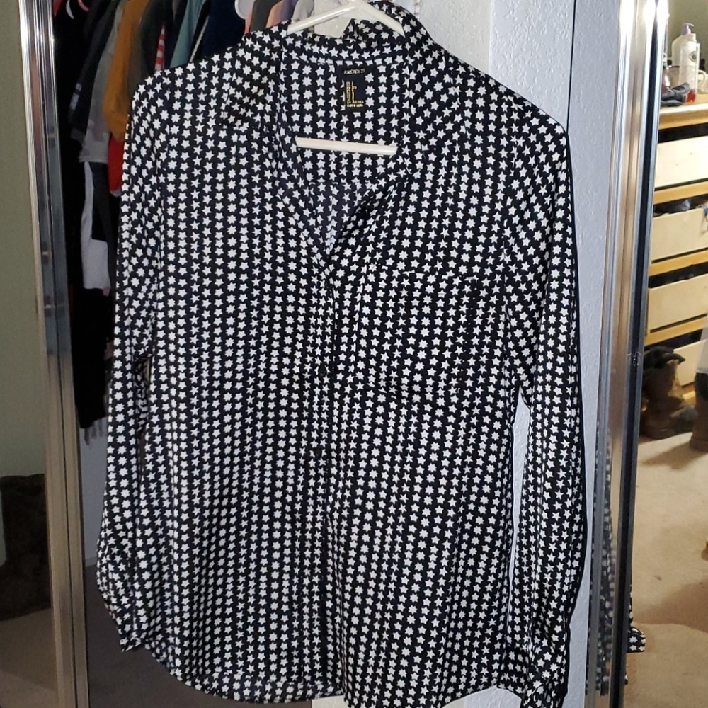 Forever 21 stars blouse